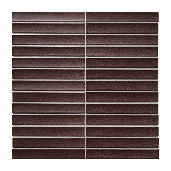 Raku Kitkat Bronze Porcelain Mosaic