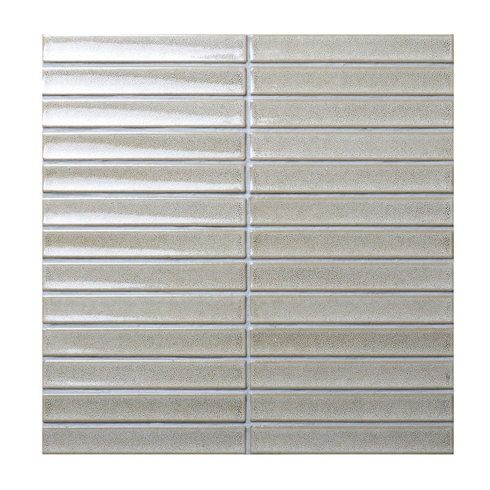 Raku Kitkat Light Brown Porcelain Mosaic
