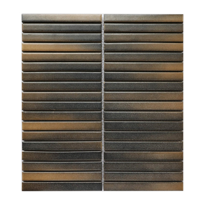 Ombre Kitkat Bronze Porcelain Mosaic