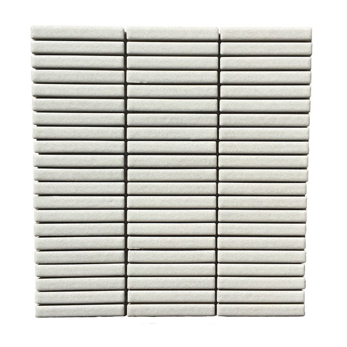 Vintage Kitkat White Crackle Porcelain Mosaic