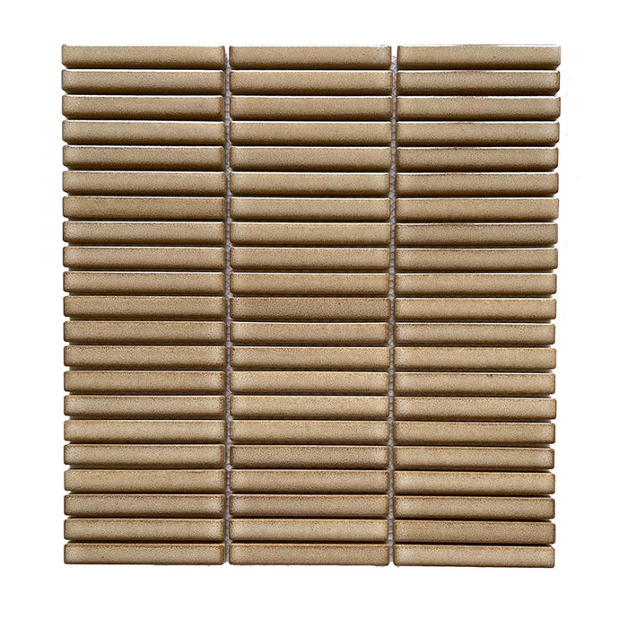 Vintage Kitkat Sand Porcelain Mosaic