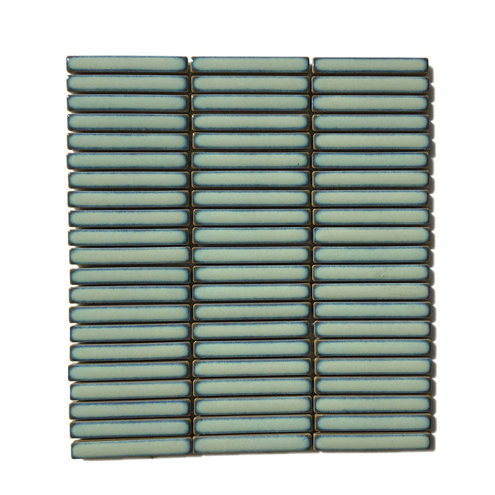 Vintage Kitkat Sage Porcelain Mosaic