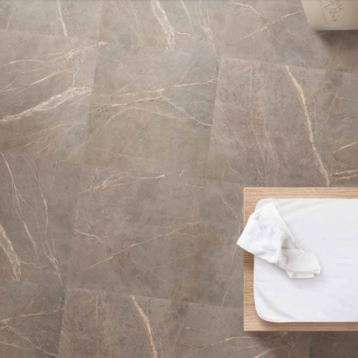 Shale Coffee Porcelain Tile 600x600x9