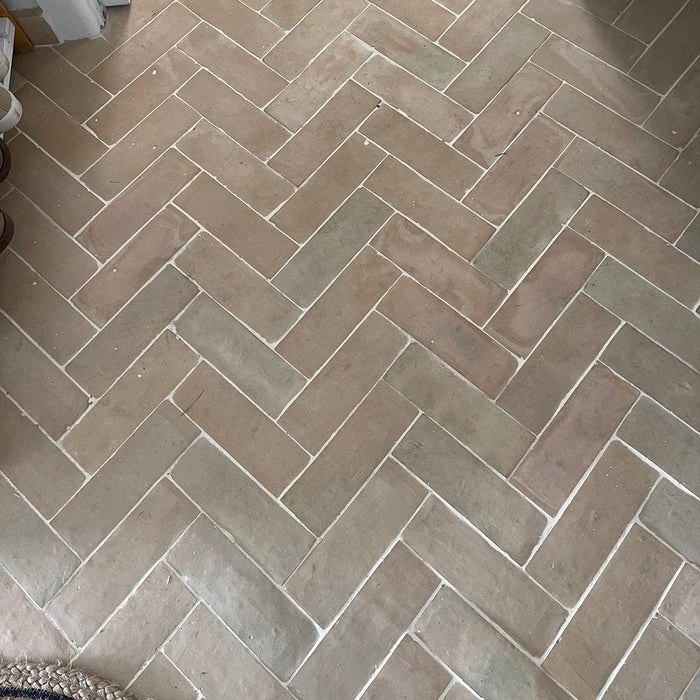 Zellige Moroccan Subway Raw Terracotta Tile