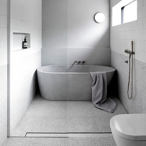 Italian Terrazzo Light Grey Tile