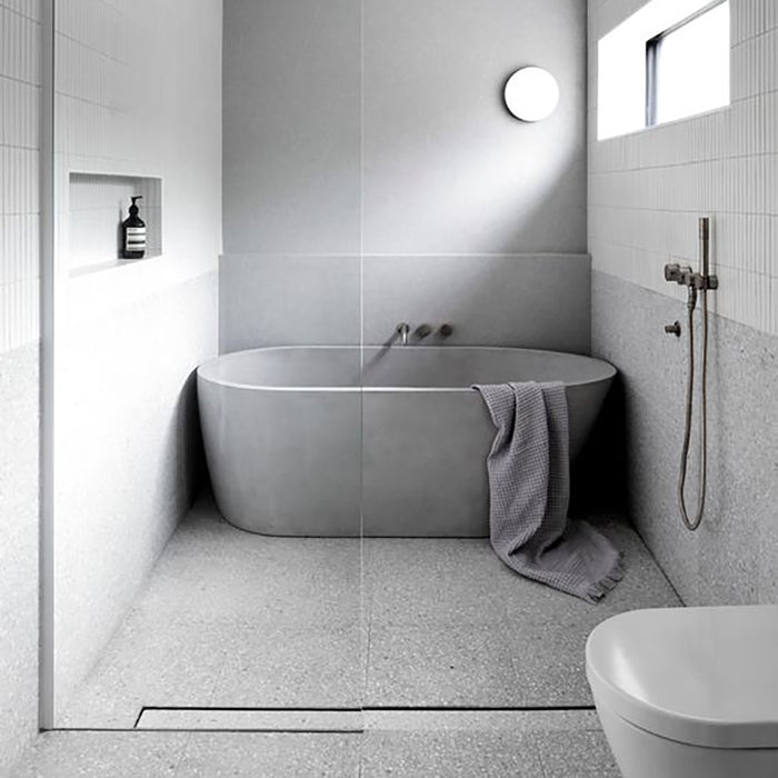 Italian Terrazzo Light Grey Tile