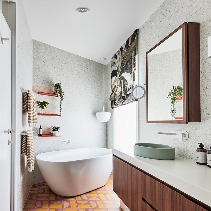 Italian Terrazzo White Tile