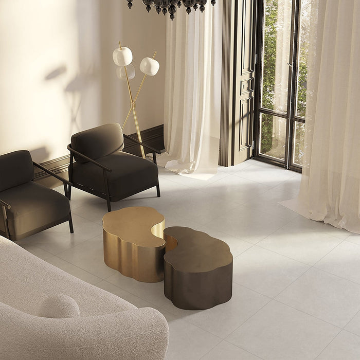 Breeze Porcelain White Tile 600x600x10
