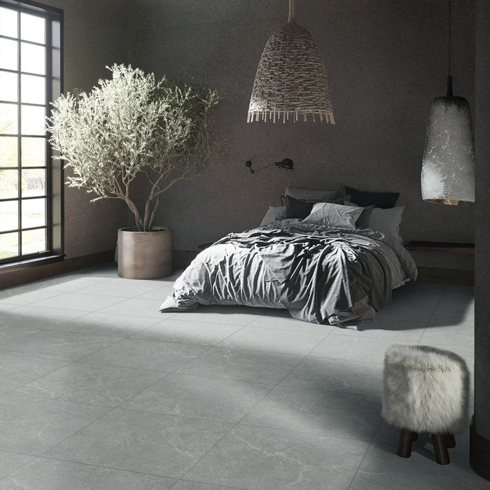 Breeze Porcelain Grey Tile 600x600x9