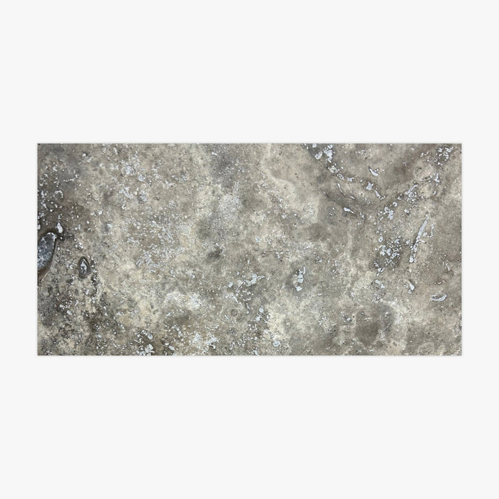 Silver Travertine Tile 203x406 Honed & Filled