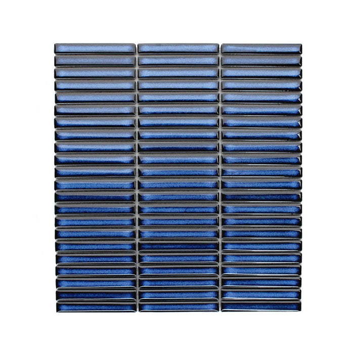 Shadow Small Kitkat Blue Porcelain Mosaic
