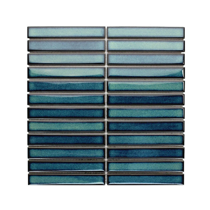 Shadow Kitkat Dark Green Porcelain Mosaic