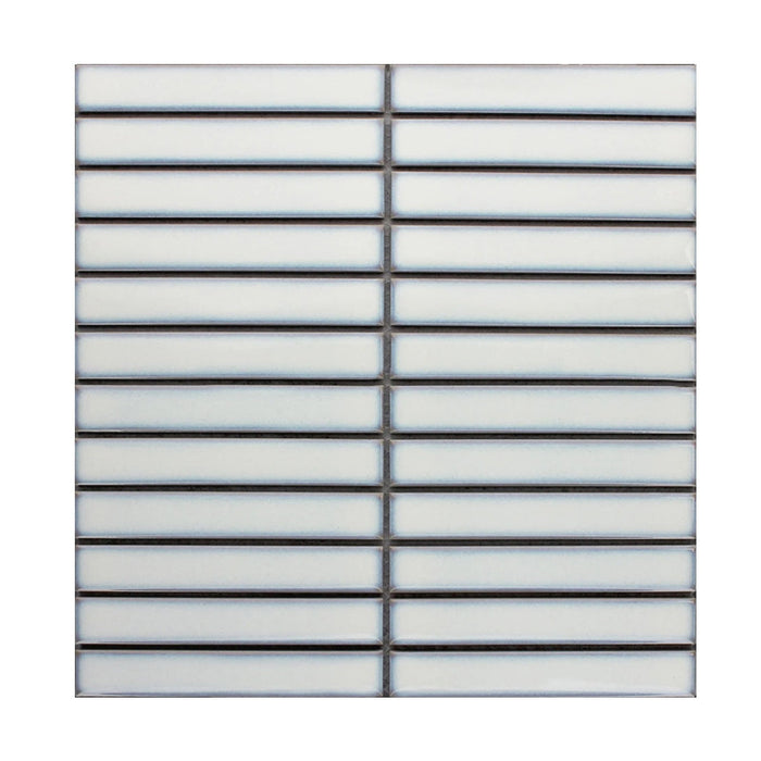 Antique Kitkat White Porcelain Mosaic