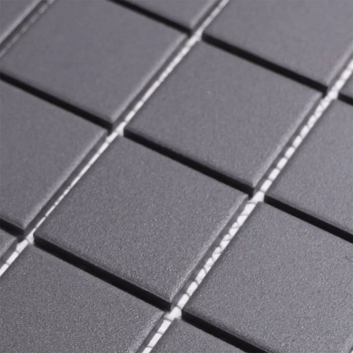 Square Mosaic Black Porcelain 48x48x6