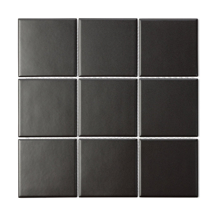 Square Mosaic Black Porcelain 97x97x6