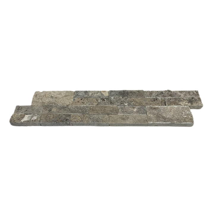Silver Travertine Z-Panel Wall Cladding