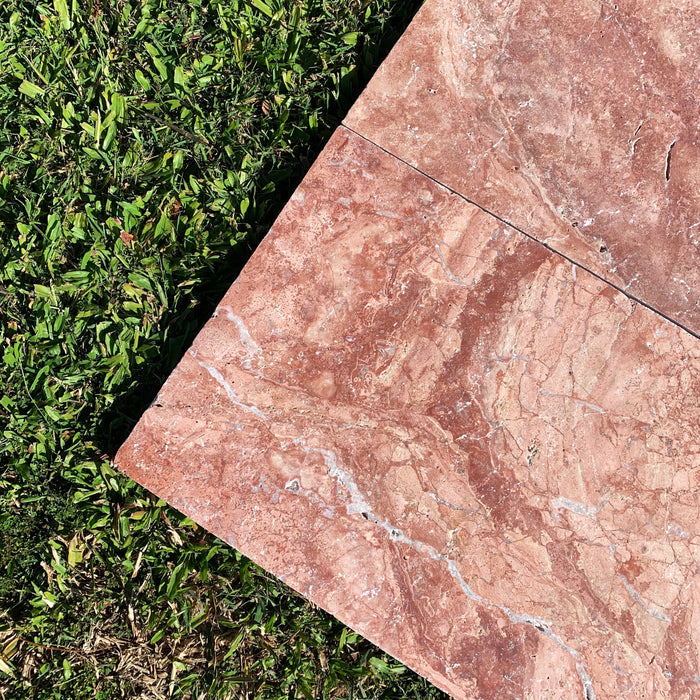 Rosso Travertine Tile 610x406x12