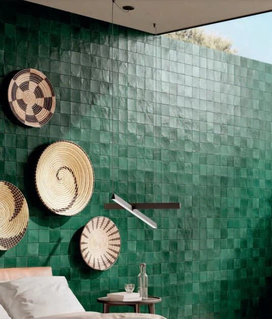 Melange Teal Ceramic Tile