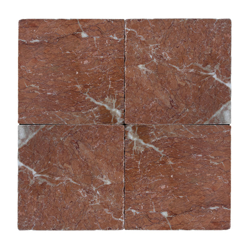 Rojo Alacantra Marble Tile 100x100x10 Tumbled