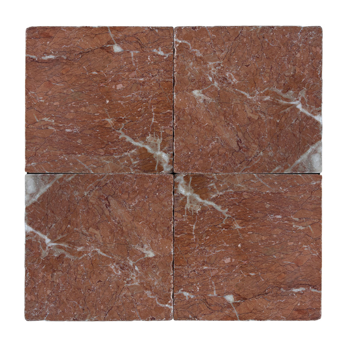 Rojo Alacantra Marble Tile 100x100x10 Tumbled