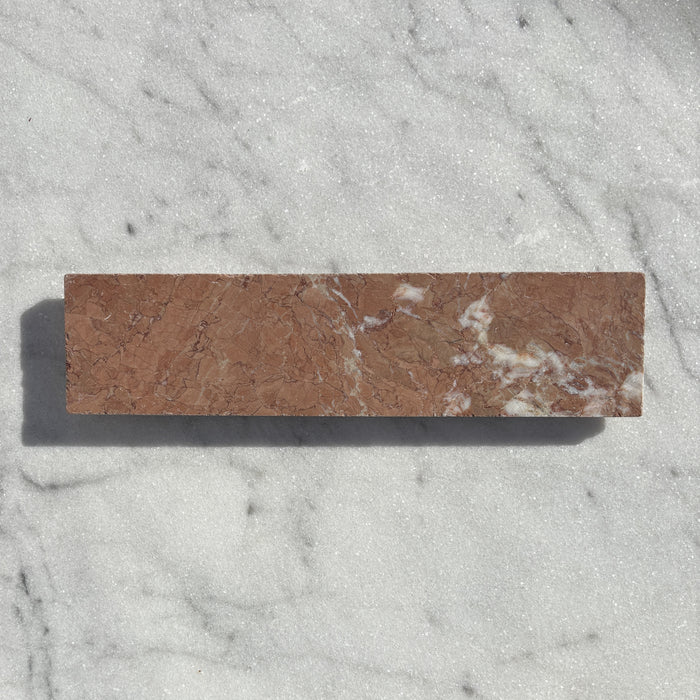 Rojo Alacantra Marble Subway Tile