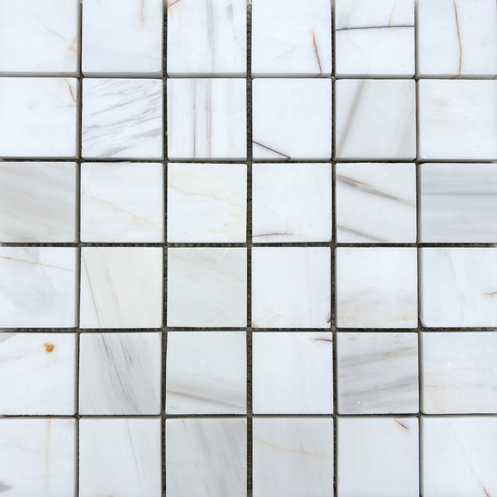 Large Square Rosette Dolomite Mosaic
