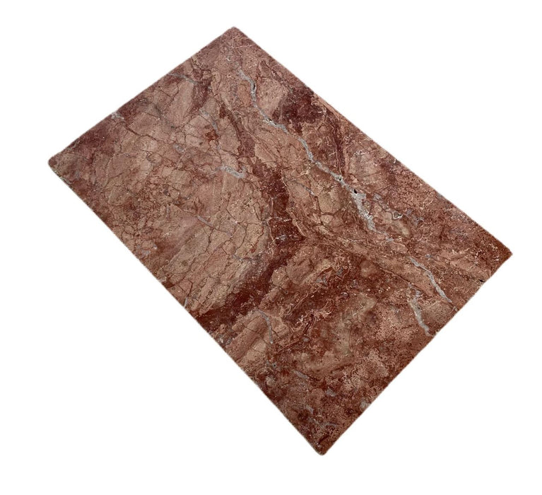 Rosso Travertine Square Edge Coping 610x406x30