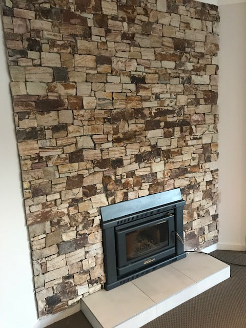 Sahara Sandstone Z-Panel Wall Cladding