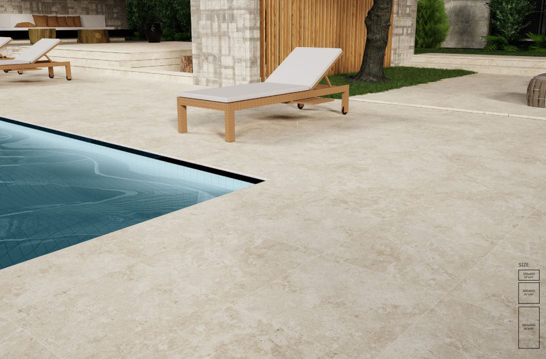Vista Sands Porcelain Tile 600x600x10 Matte