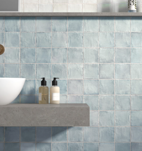 Solara Storm Blue Ceramic Tile