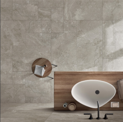 Nordic Grey Porcelain Tile French Pattern