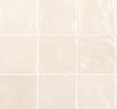 Pearl Square Peach Ceramic Tile