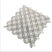 Load image into Gallery viewer, OTTAWA CARRARA AND THASSOS HONED MOSAIC
