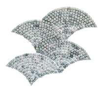 Load image into Gallery viewer, MING GREEN MINI FAN MOSAIC
