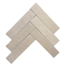 Load image into Gallery viewer, CREMA MARFIL MARBLE TUMBLED LONG SUBWAY
