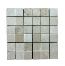 Load image into Gallery viewer, CLASSIC TRAVERTINE LARGE SQUARE HONED AND FILLED MOSAIC
