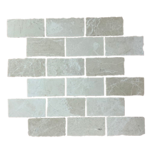 Load image into Gallery viewer, SNOW WHITE DARK BRICKBOND MARBLE MOSAIC
