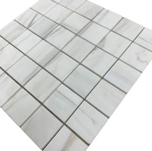 Load image into Gallery viewer, SMOKY DOLOMITE MARBLE LARGE SQUARE MOSAIC HONED
