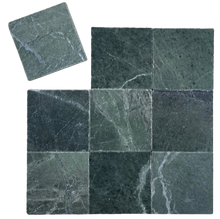 Load image into Gallery viewer, VERDE MARBLE TUMBLED 100x100
