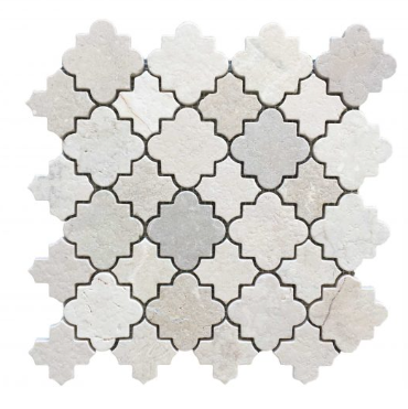 Nirvana Crema Marfil Marble Mosaic