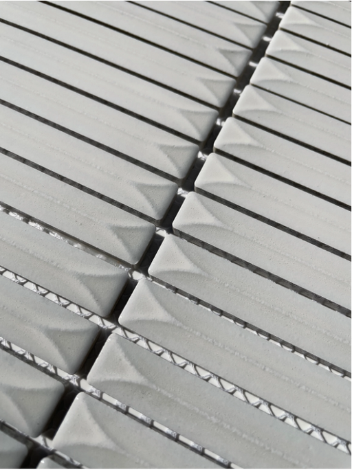 Senkei Kitkat White Porcelain Mosaic