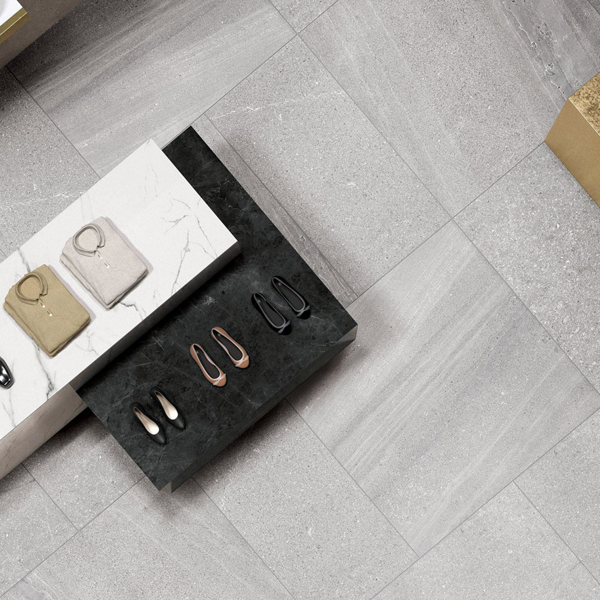 SHELL GREY PORCELAIN – Graystone Tile & Design Studio