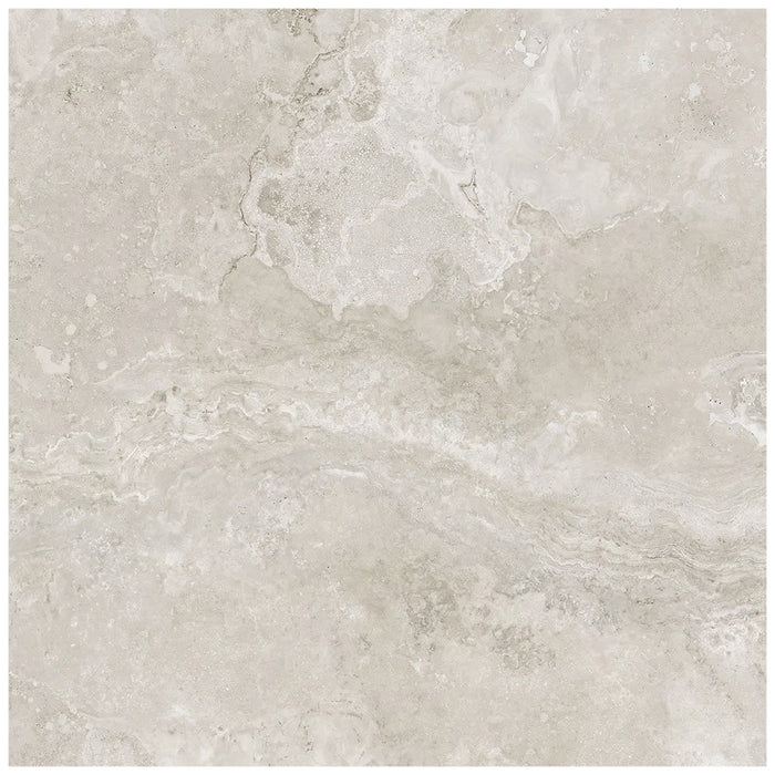 Nordic Silver Porcelain Tile 600x600x9 Matte