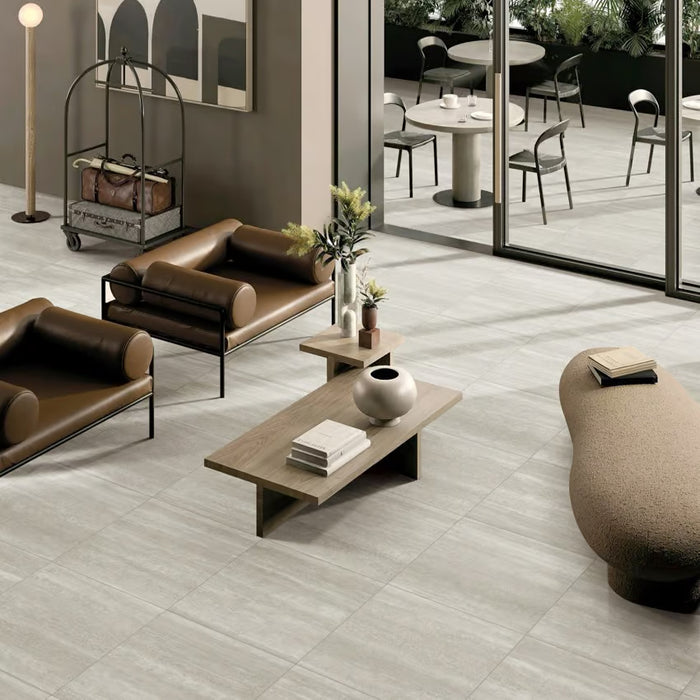 Nordic Silver Vein Cut Porcelain Tile 600x600x9 Matte