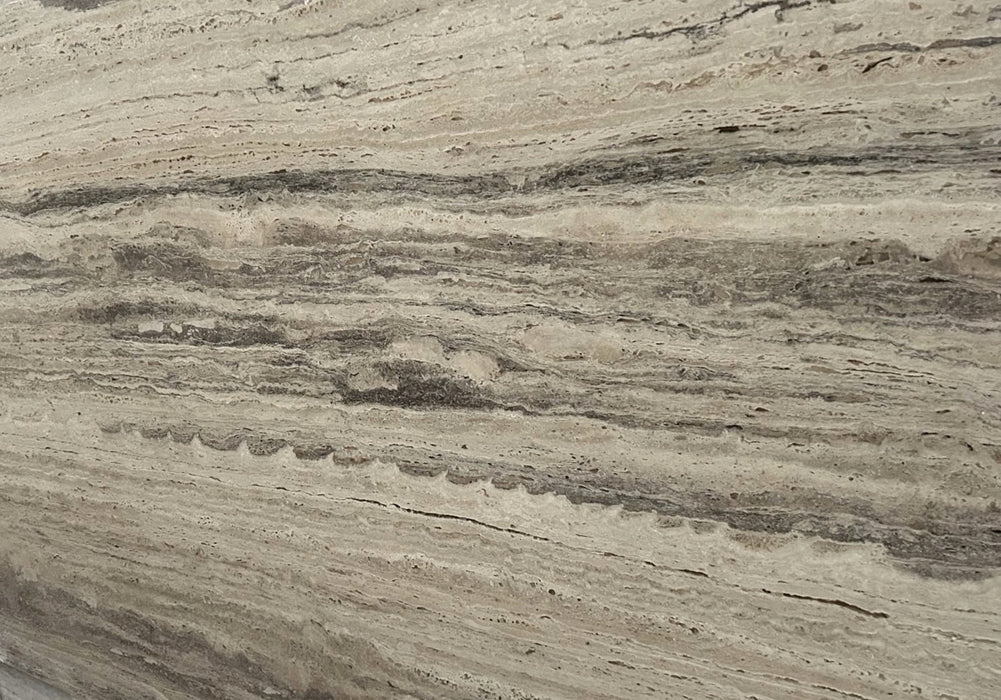 Silver Travertine Vein Cut Slab