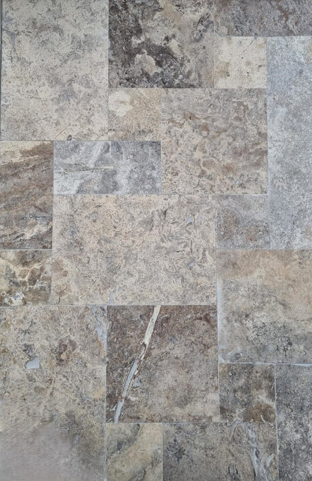Silver Heritage Travertine Tile 406x610x12
