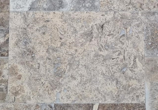 Silver Heritage Travertine Tile 406x610x12