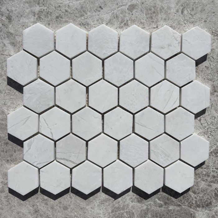 Smokey Dolomite Hexagon Mosaic