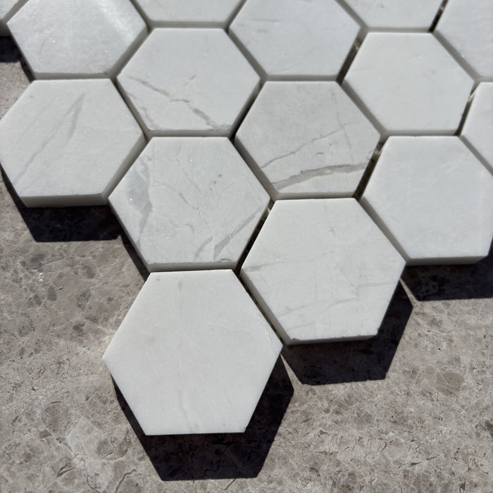 Smokey Dolomite Hexagon Mosaic
