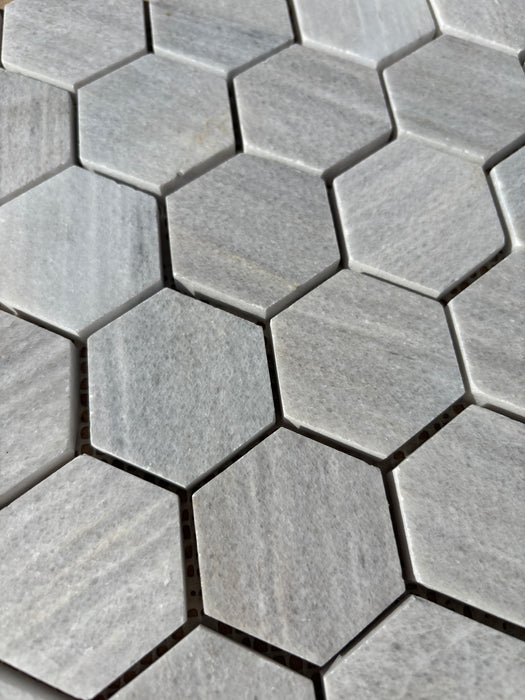 Solto Marble Hexagon Mosaic 48x48x10 Honed